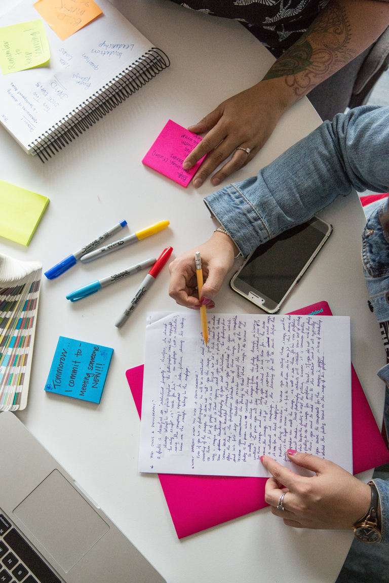 People meeting in the room 